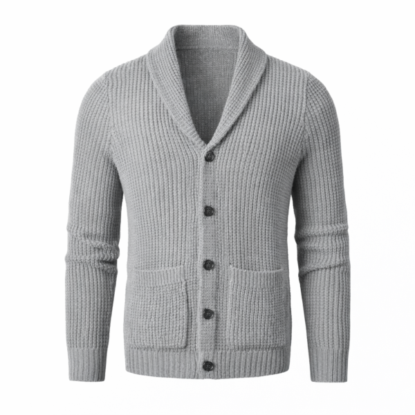 Мужской шерстяной кардиган Business Casual