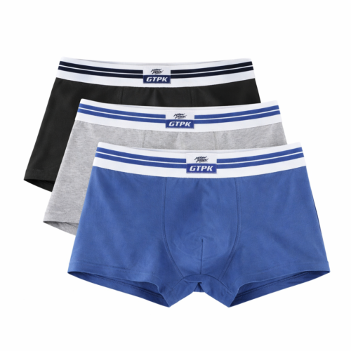 Мужские хлопковые боксеры Pure Color Cotton