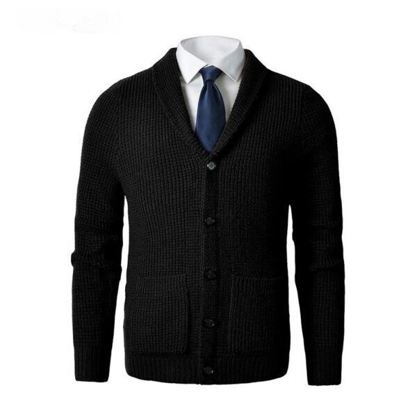 Мужской шерстяной кардиган Business Casual