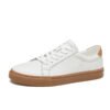 Мужские кожаные кеды White Toe Soft Sole