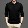 Мужское поло из шерстяной ткани (Long Sleeve)