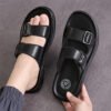 Мужские кожаные пляжные сандалии Fashion