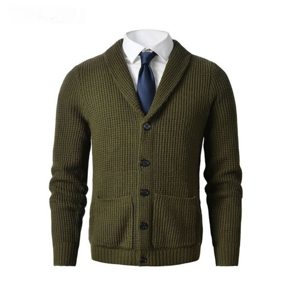 Мужской шерстяной кардиган Business Casual