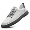 Мужские кожаные кеды Small White