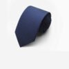 Мужской галстук Navy Blue Gradient Plaid 7 см