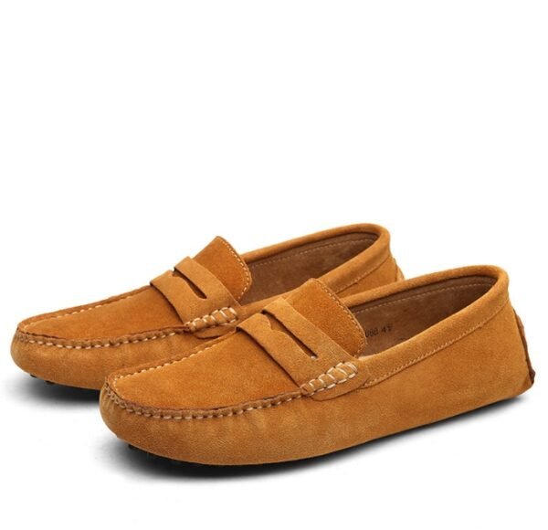 Мужские кожаные лоферы (мокасины) Casual