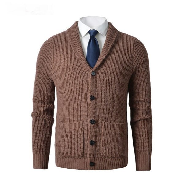 Мужской шерстяной кардиган Business Casual