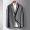Мужской шерстяной пиджак Premium Solid