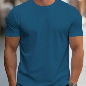 Мужская льняная футболка Loose Fit - изображение 20