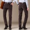 Мужские вельветовые брюки Slim Straight