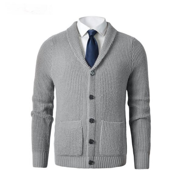 Мужской шерстяной кардиган Business Casual