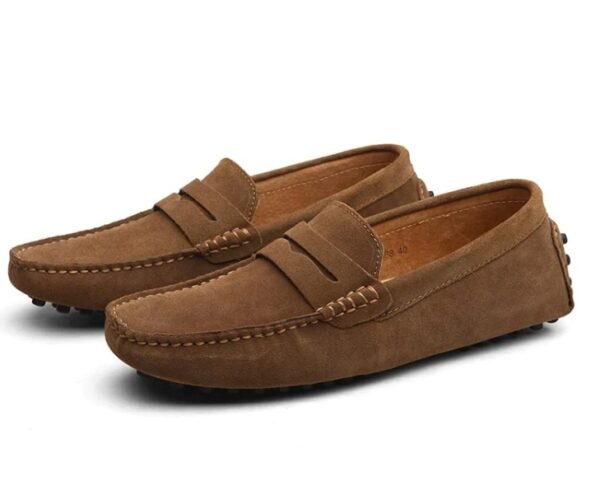 Мужские кожаные лоферы (мокасины) Casual