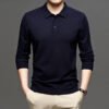 Мужское поло из шерстяной ткани (Long Sleeve)